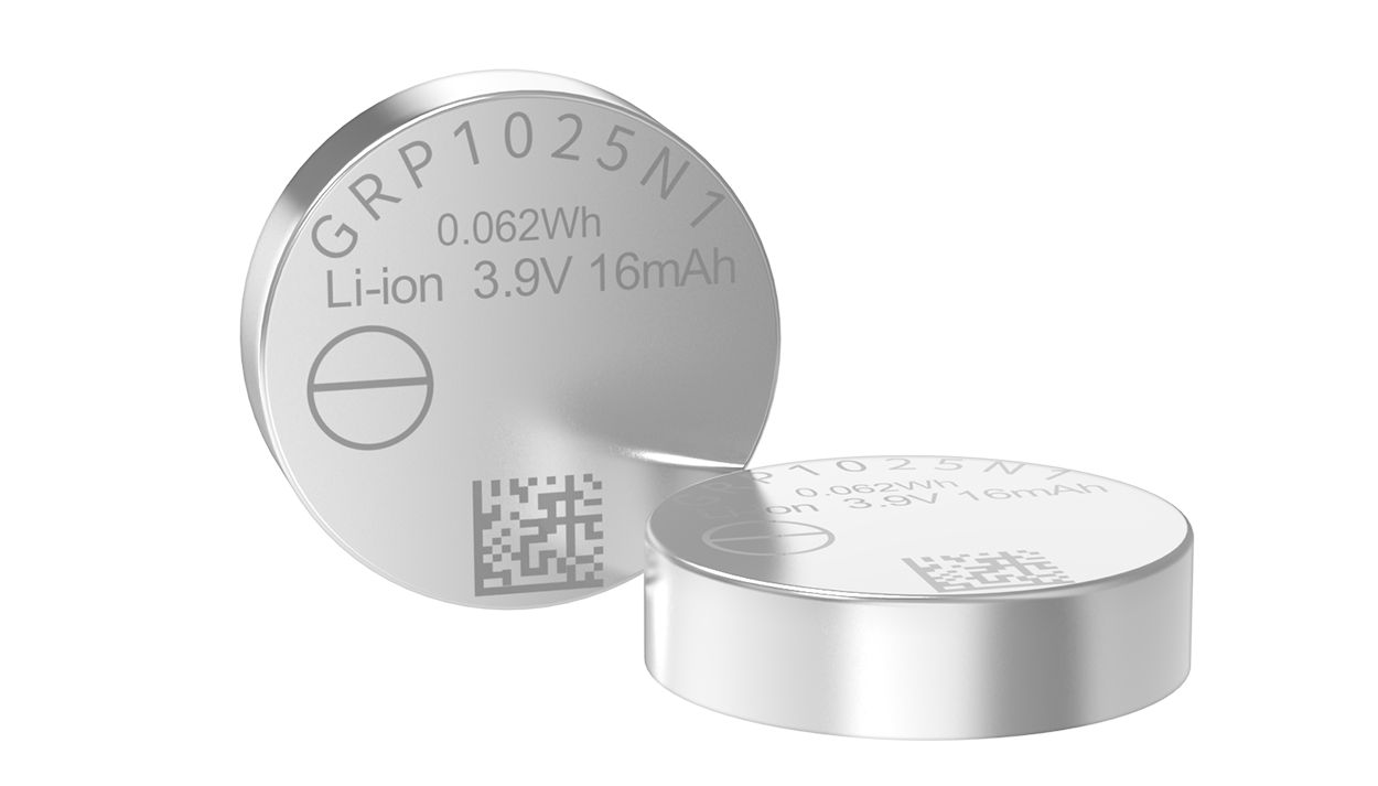 GRP1025 N1可充電鋰離子紐扣電池